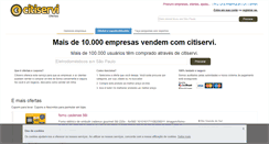 Desktop Screenshot of ofertas.citiservi.com.br