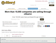 Tablet Screenshot of offers.citiservi.com