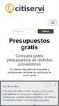 Mobile Screenshot of presupuestos.citiservi.es